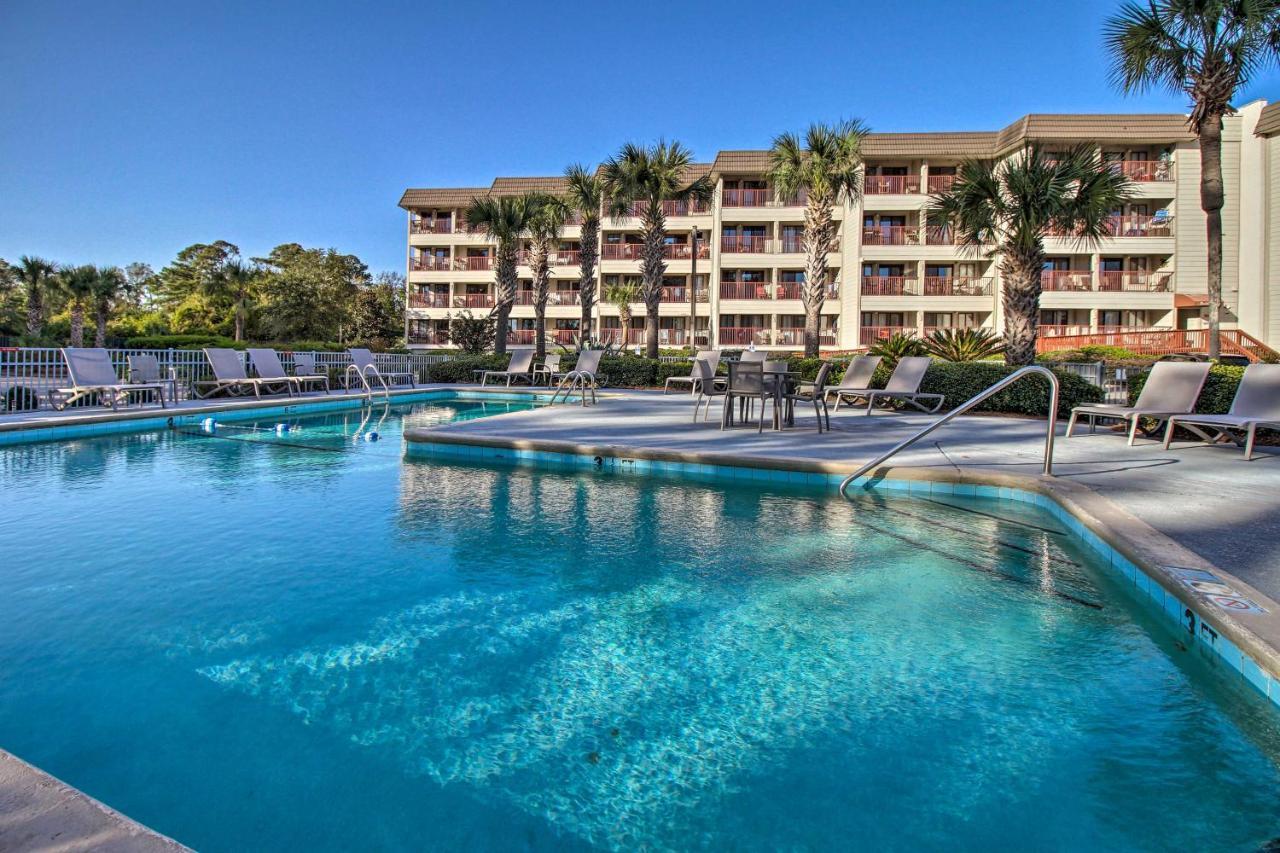 Hilton Head Condo Walk To Folly Field Beach! Гілтон-Гед-Айленд Екстер'єр фото